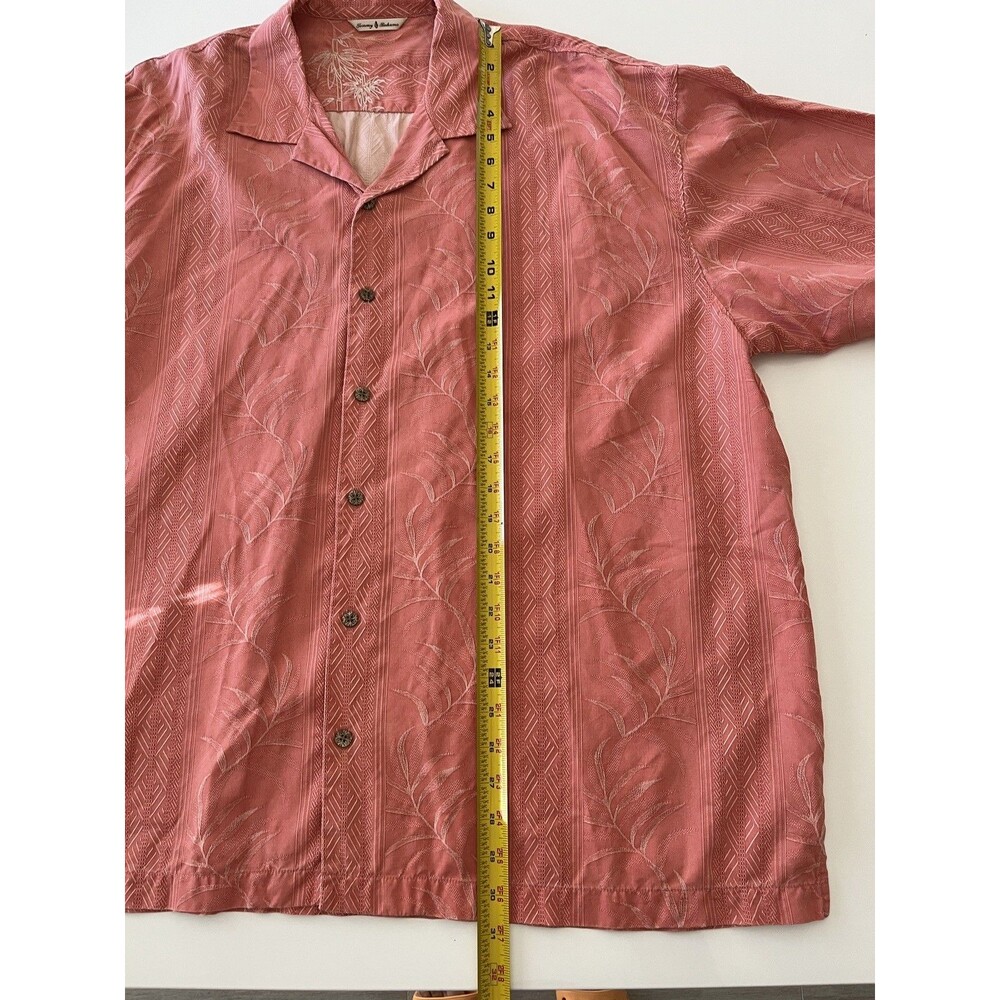Tommy Bahama Hawaiian 100% Silk Button Up Short Sleeve Floral Beach Resort 2XL - Picture 7 of 7